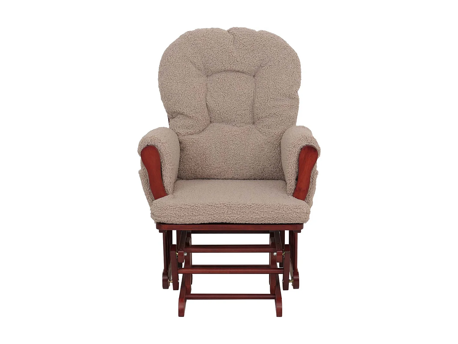Fauteuil de relaxation MCW-C76,  brun Bâti foncé