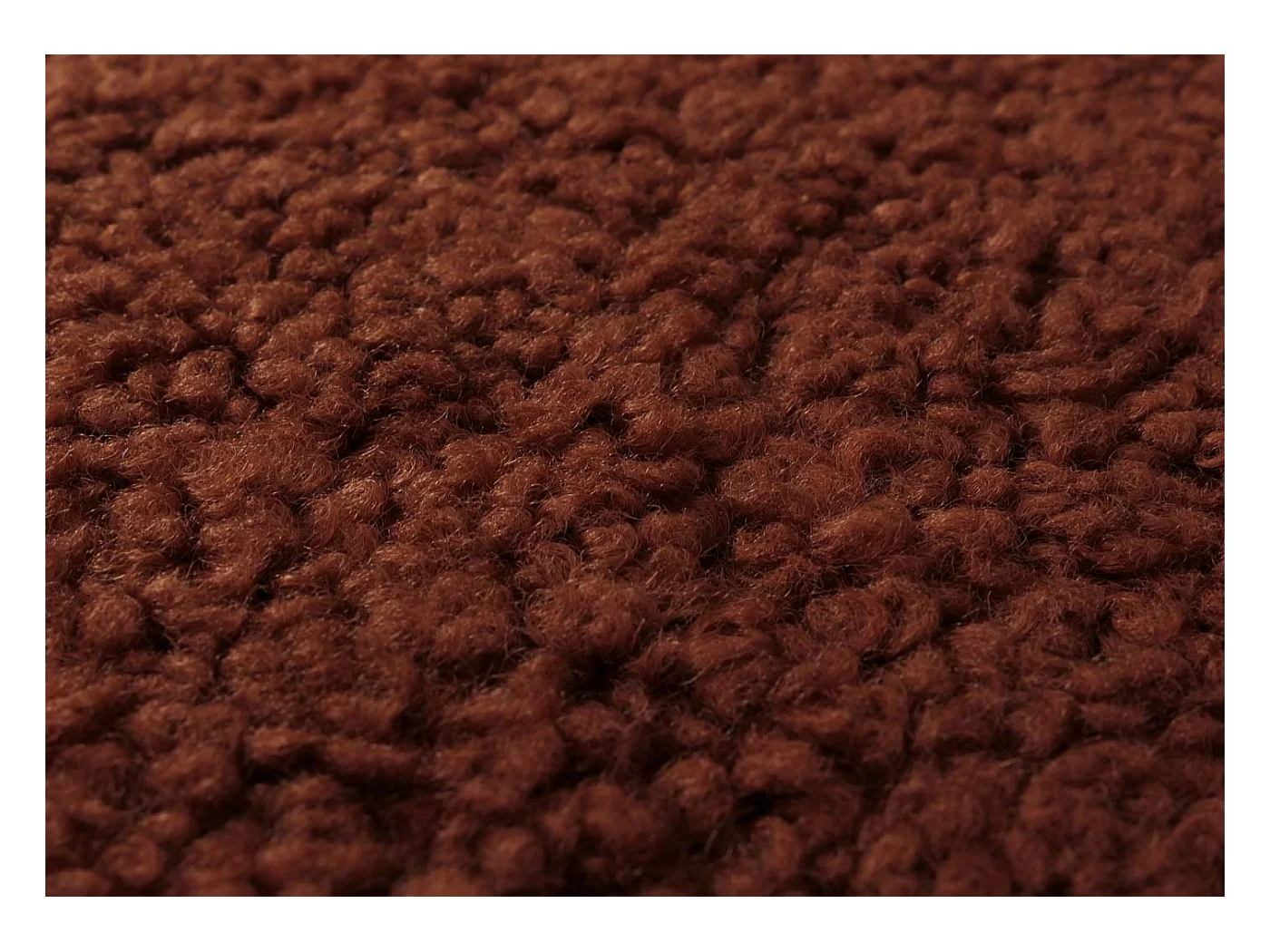 Fauteuil de relaxation MCW-C76,  brun rouille Bâti foncé