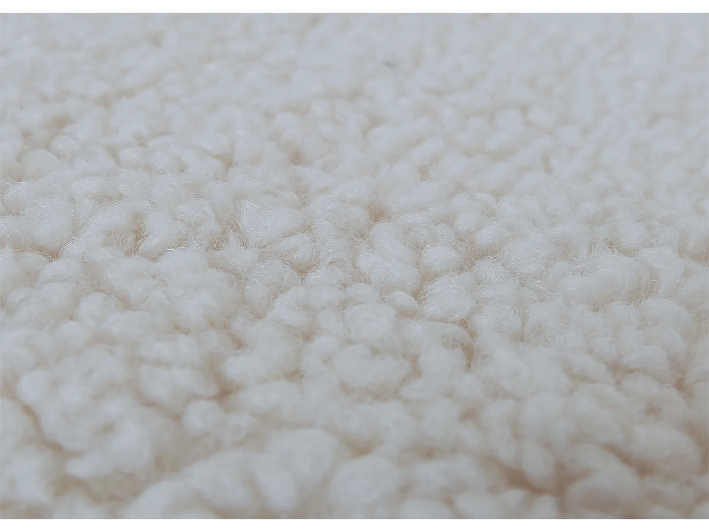 Fauteuil de relaxation MCW-C76,  crème Bâti foncé