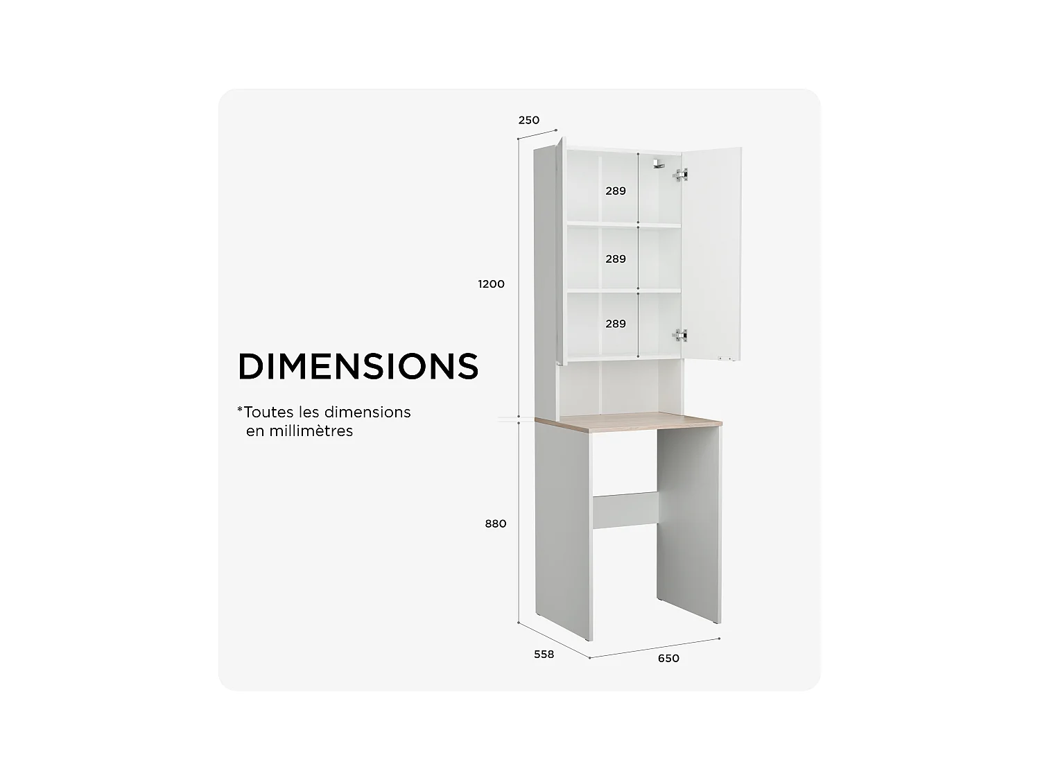 Armoire pour Machine À Laver Meuble De Rangement Salle De Bain 65 x 90 x 56 cm