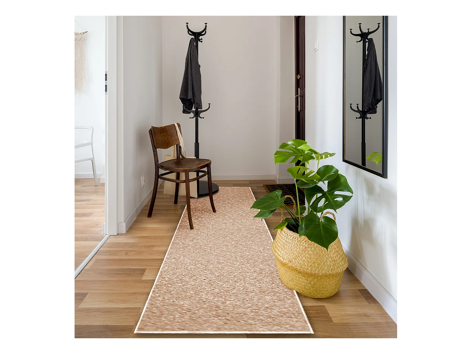 TAPIS DE COULOIR ETON 172 beige 150x430 cm