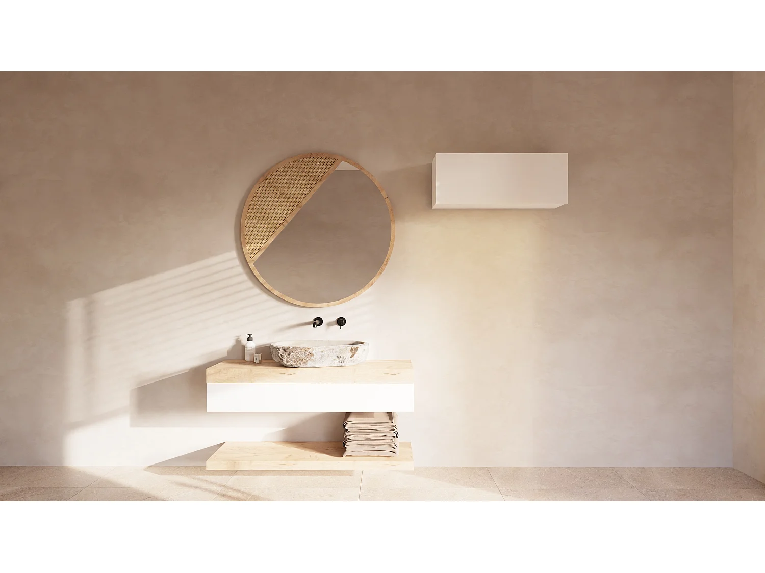 Armoire de salle de bain - 60, 80 et 120 cm - Armoire murale pliable - Meuble de salle de bain