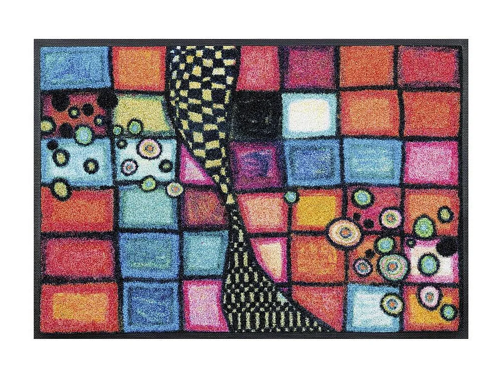 Paillasson 50x75 tissé TIGERDRA multicolore