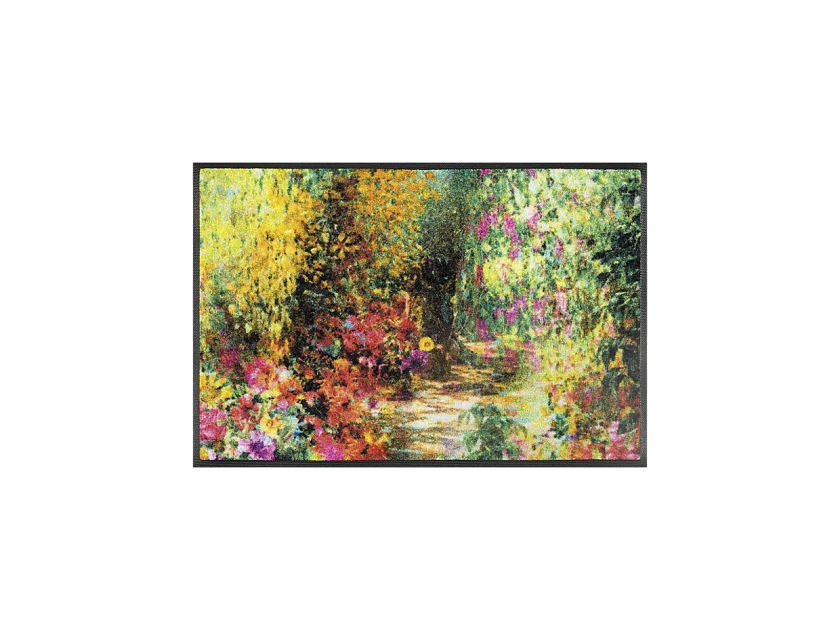 Paillasson 50x75 tissé motif abstrait PRIMAVERA multicolore