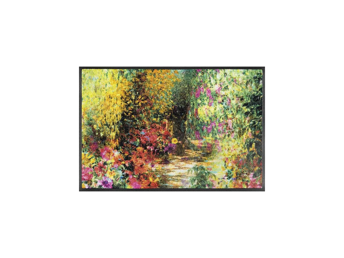 Paillasson 50x75 tissé motif abstrait PRIMAVERA multicolore