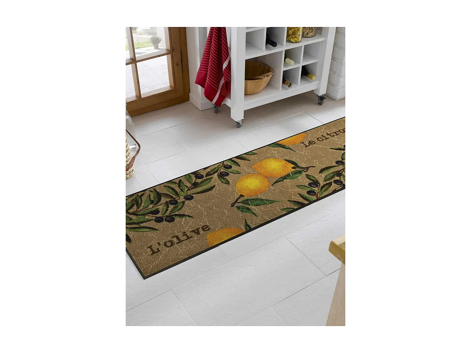 Zerbino con motivo floreale intrecciato LE CITRON