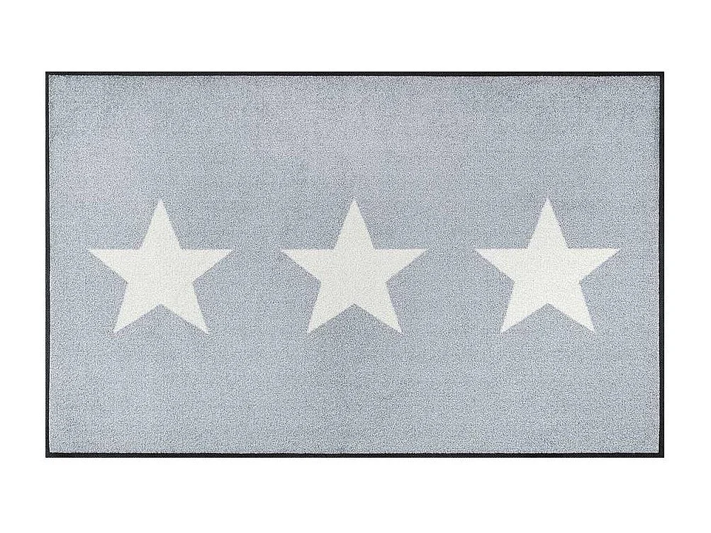 Paillasson 50x75 tissé motif enfant STARO gris