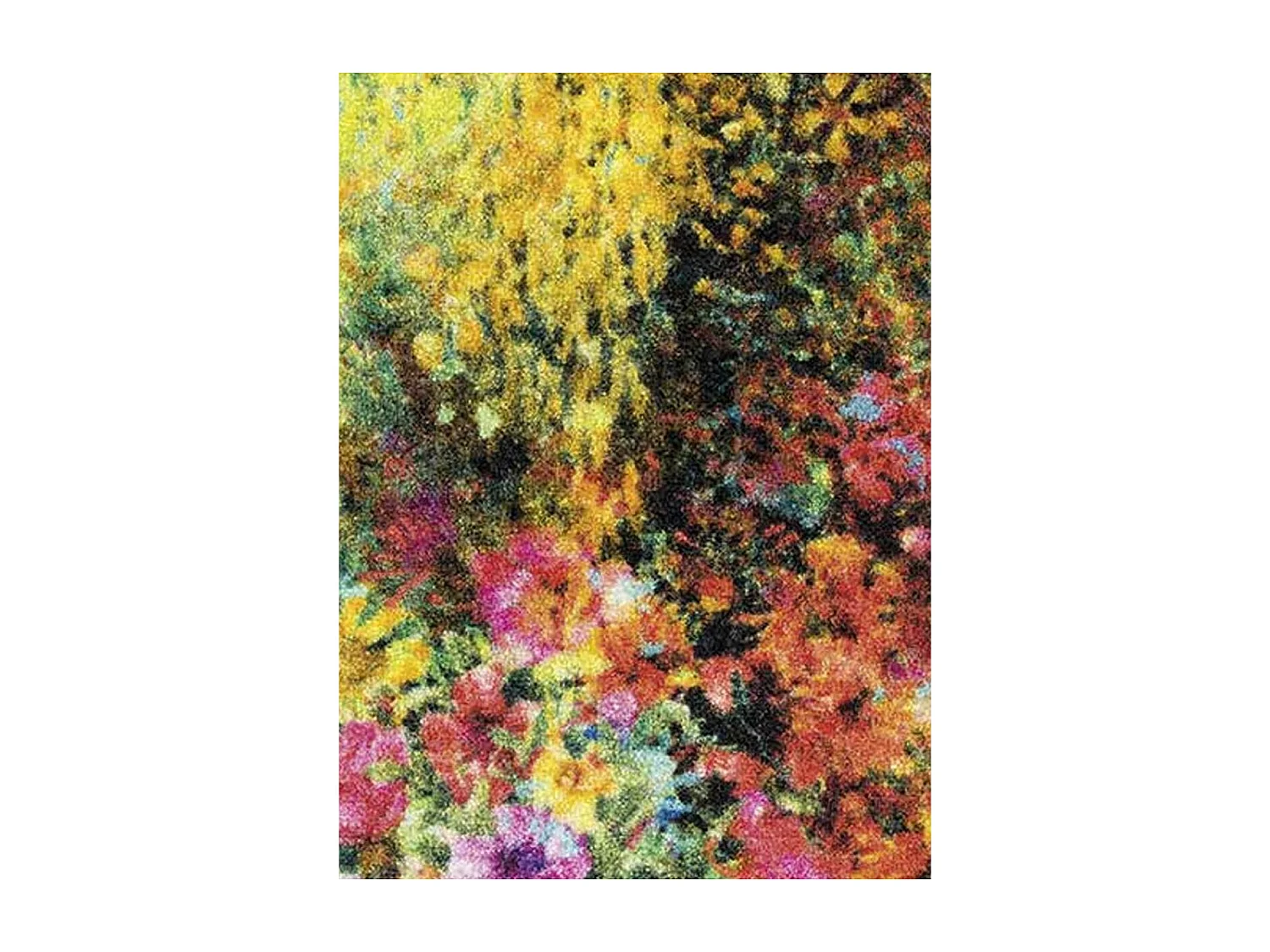 Paillasson 75x190 tissé motif abstrait PRAIVERA multicolore