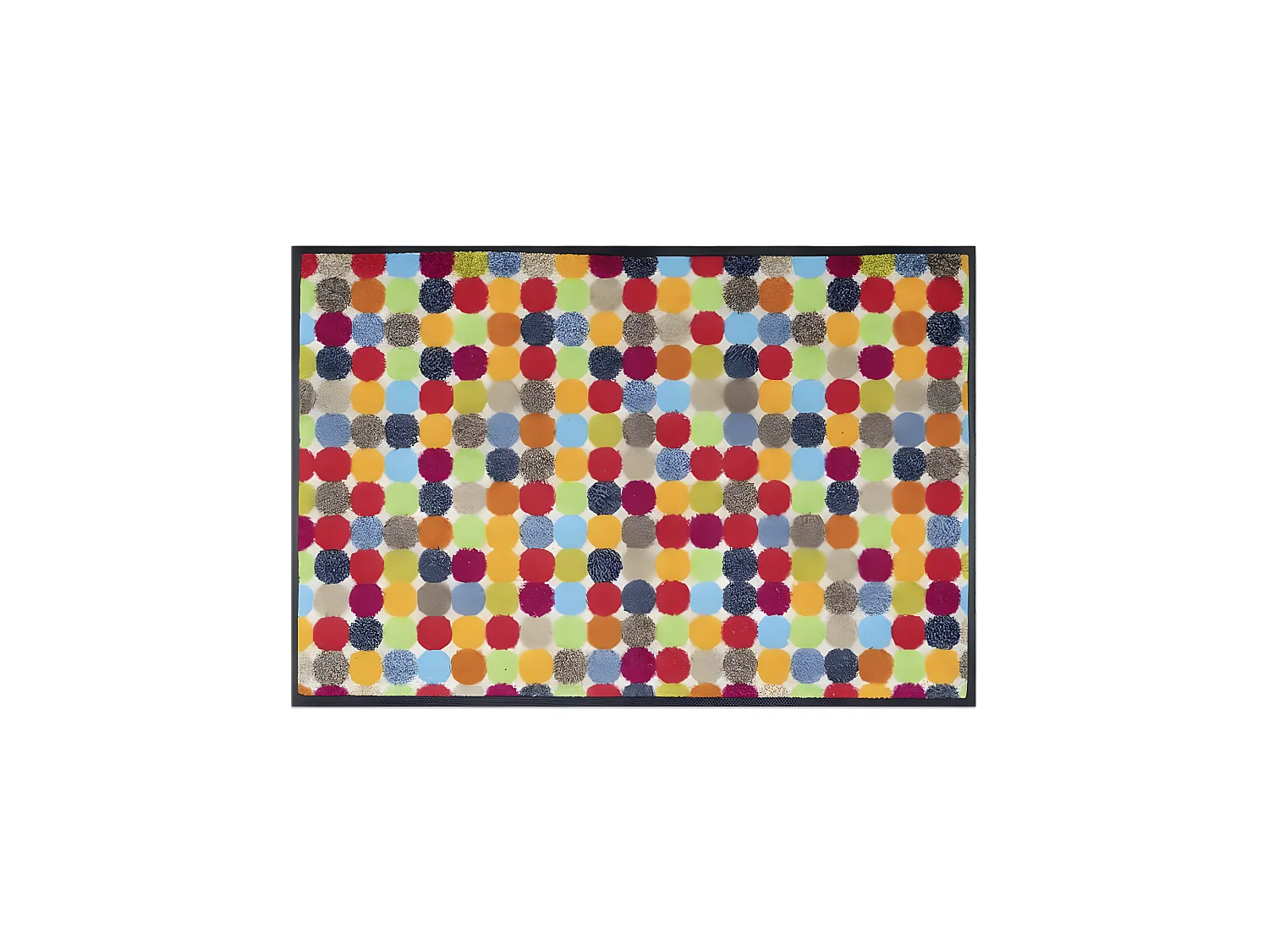 Felpudo tejido con estampado geométrico MIKADOTS