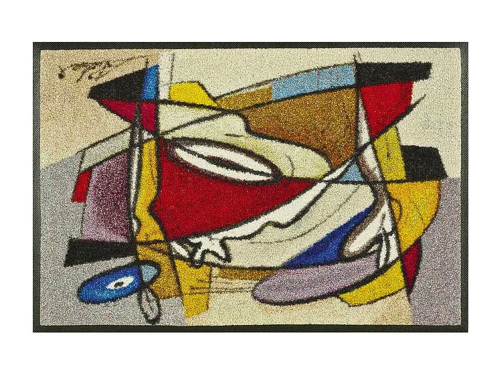 Zerbino intrecciato STEADY con motivo astratto