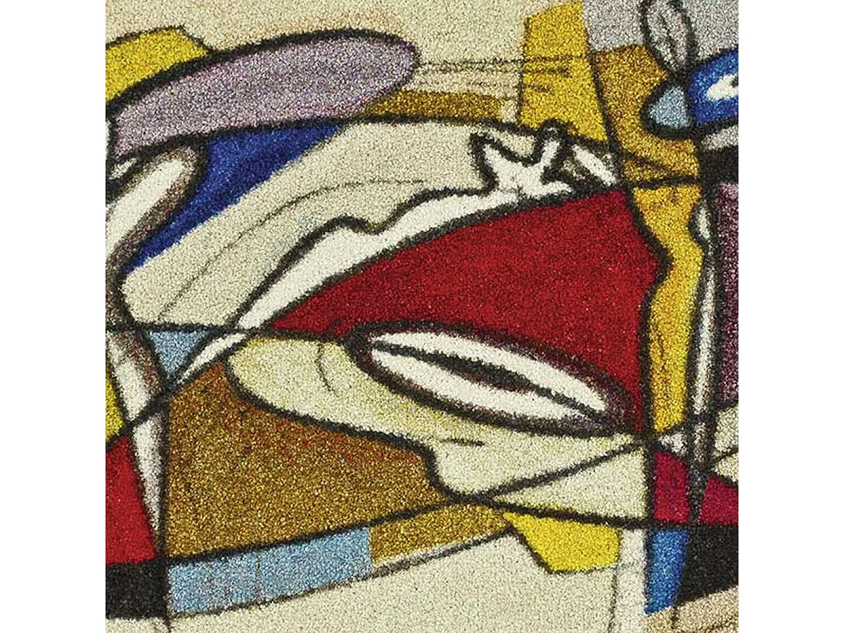 Zerbino intrecciato STEADY con motivo astratto