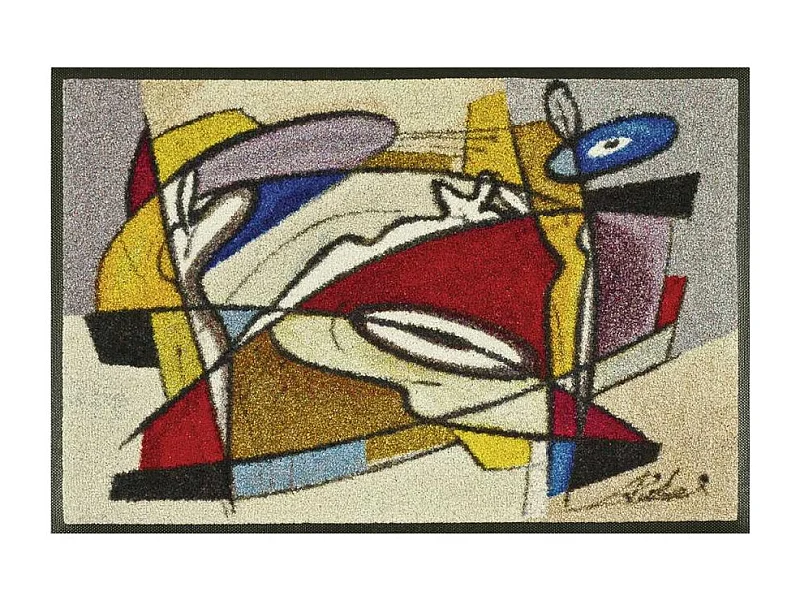 Zerbino intrecciato STEADY con motivo astratto