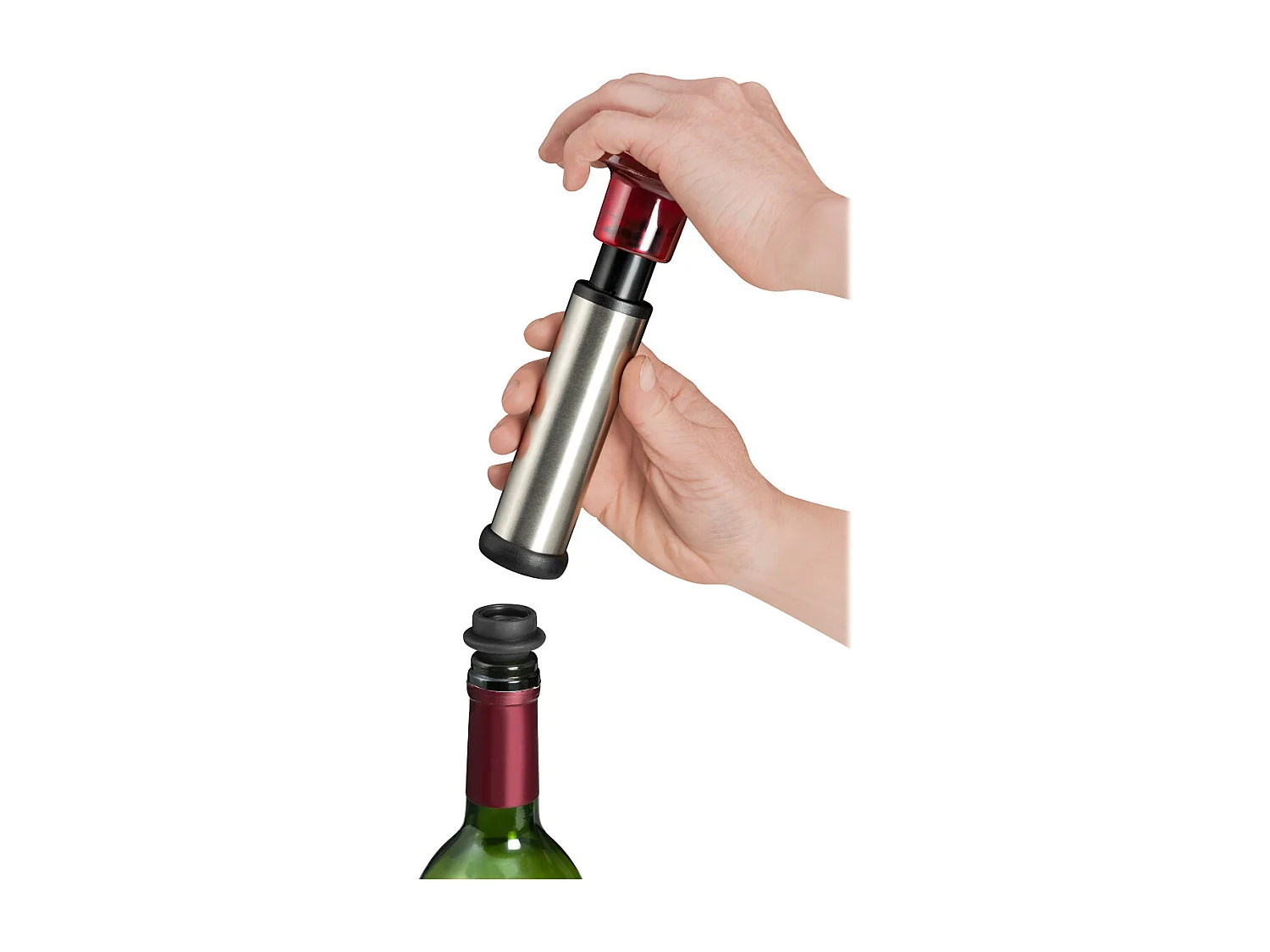 Aero - Pompe à vide avec 3 bouchons