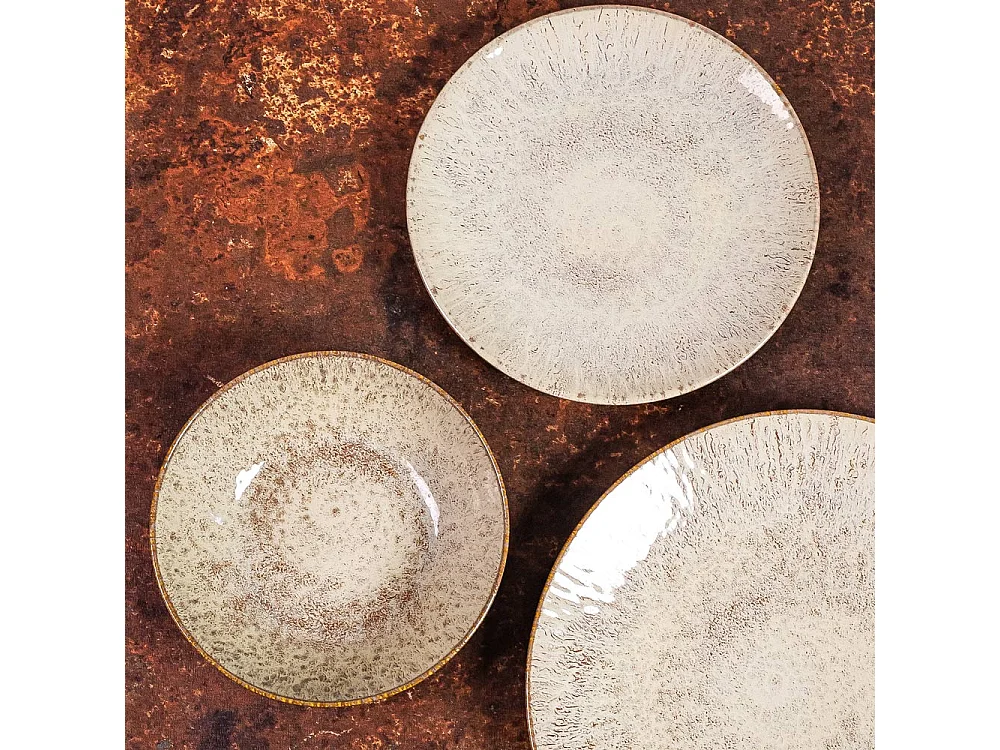 Assiette à dessert Akaris 21 cm (lot de 6)