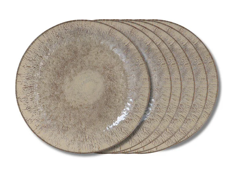 Assiette plate Akaris 27 cm (lot de 6)