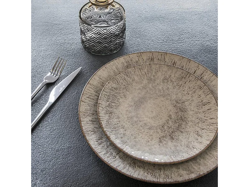 Assiette plate Akaris 27 cm (lot de 6)