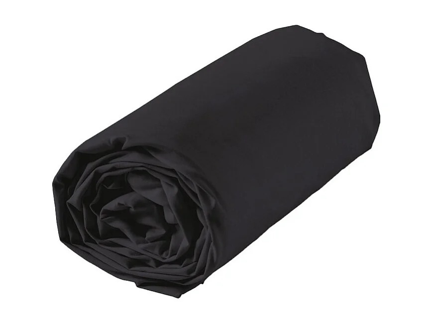 Drap Housse "Lina" 160x200cm Charbon