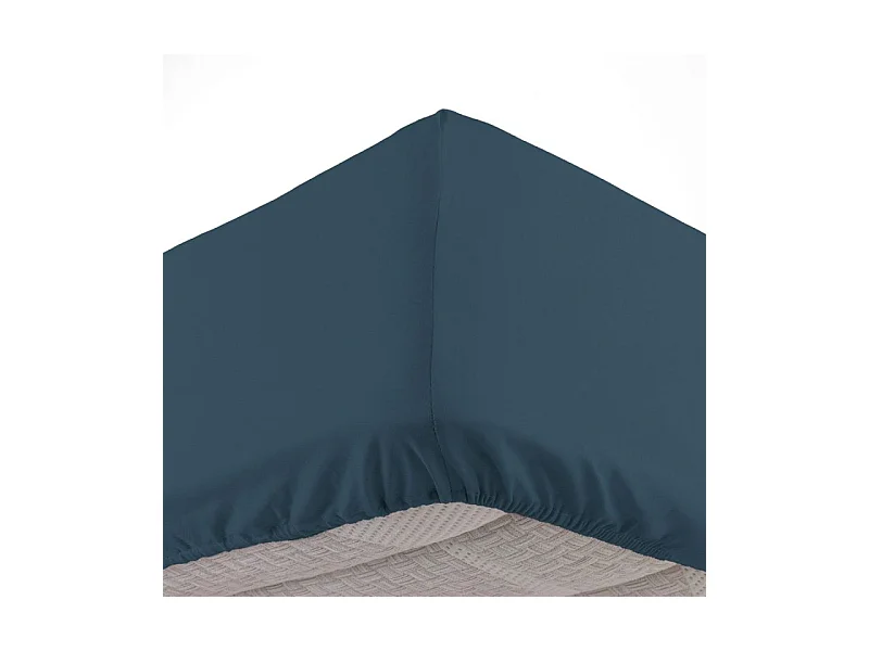 Drap Housse "Lina" 180x200cm Bleu Nuit