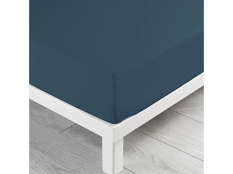 Drap Housse "Lina" 180x200cm Bleu Nuit