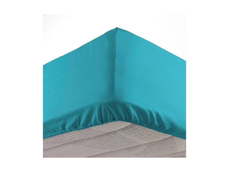 Drap Housse "Lina" 180x200cm Bleu Outremer