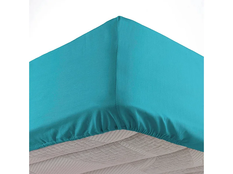 Drap Housse "Lina" 180x200cm Bleu Outremer