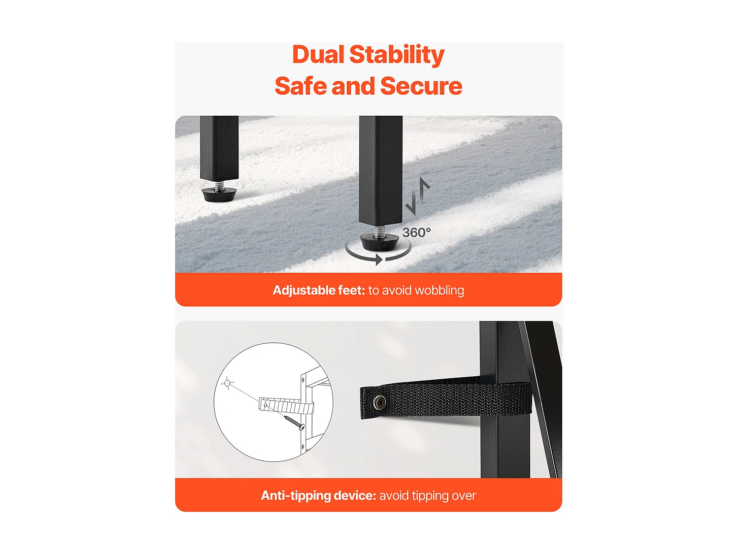 Table Console SucceBuy 140 cm, 1 Niveau, Marron-Noir, pour l'Entrée et le Salon