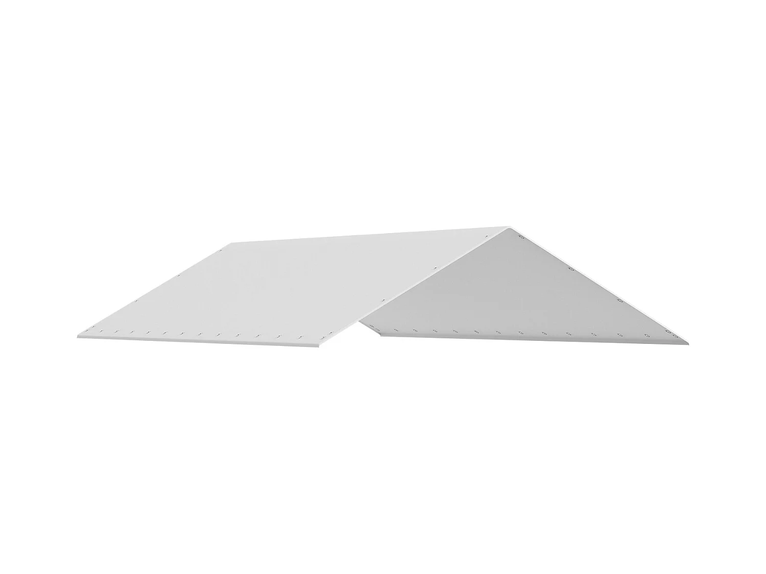 Toile de Rechange Carport Auvent SucceBuy Auvent de Remplacement pour Abri d'Auto 304.8cm x 609.6cm Blanc
