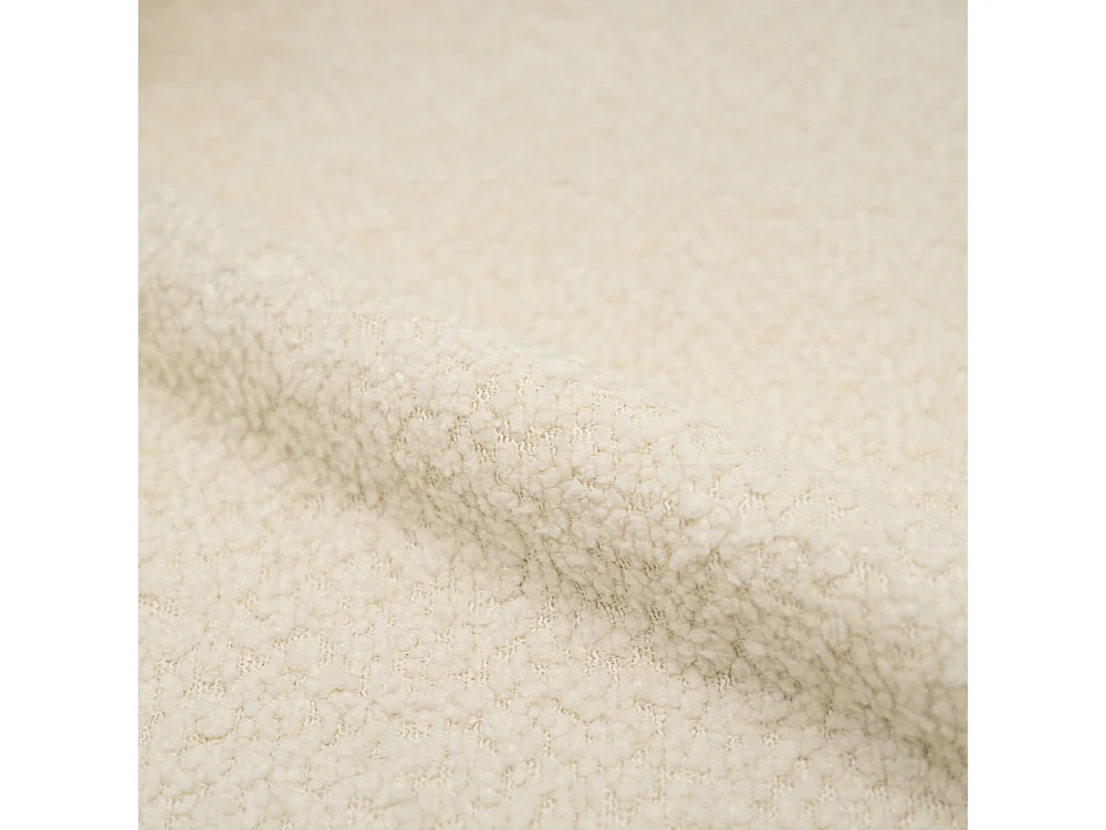 Set di 2 sedie in tessuto bouclé beige - Paulette