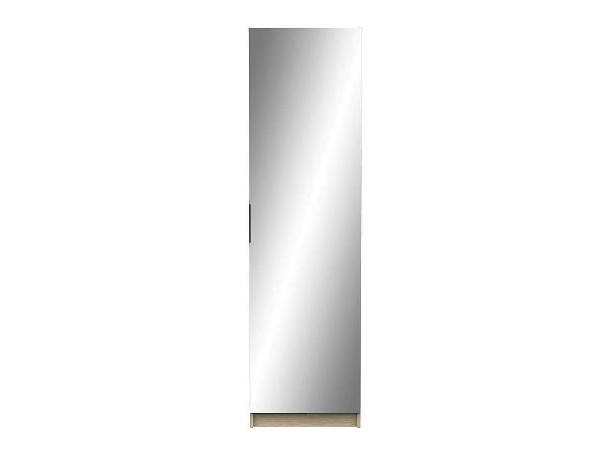 Schoenenkast 1 Deur Spiegel L50 cm - Zapatero