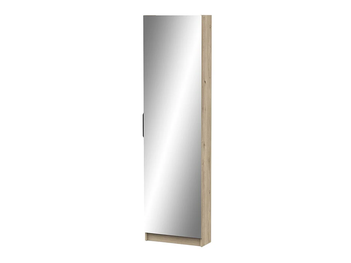 Schoenenkast 1 Deur Spiegel L50 cm - Zapatero