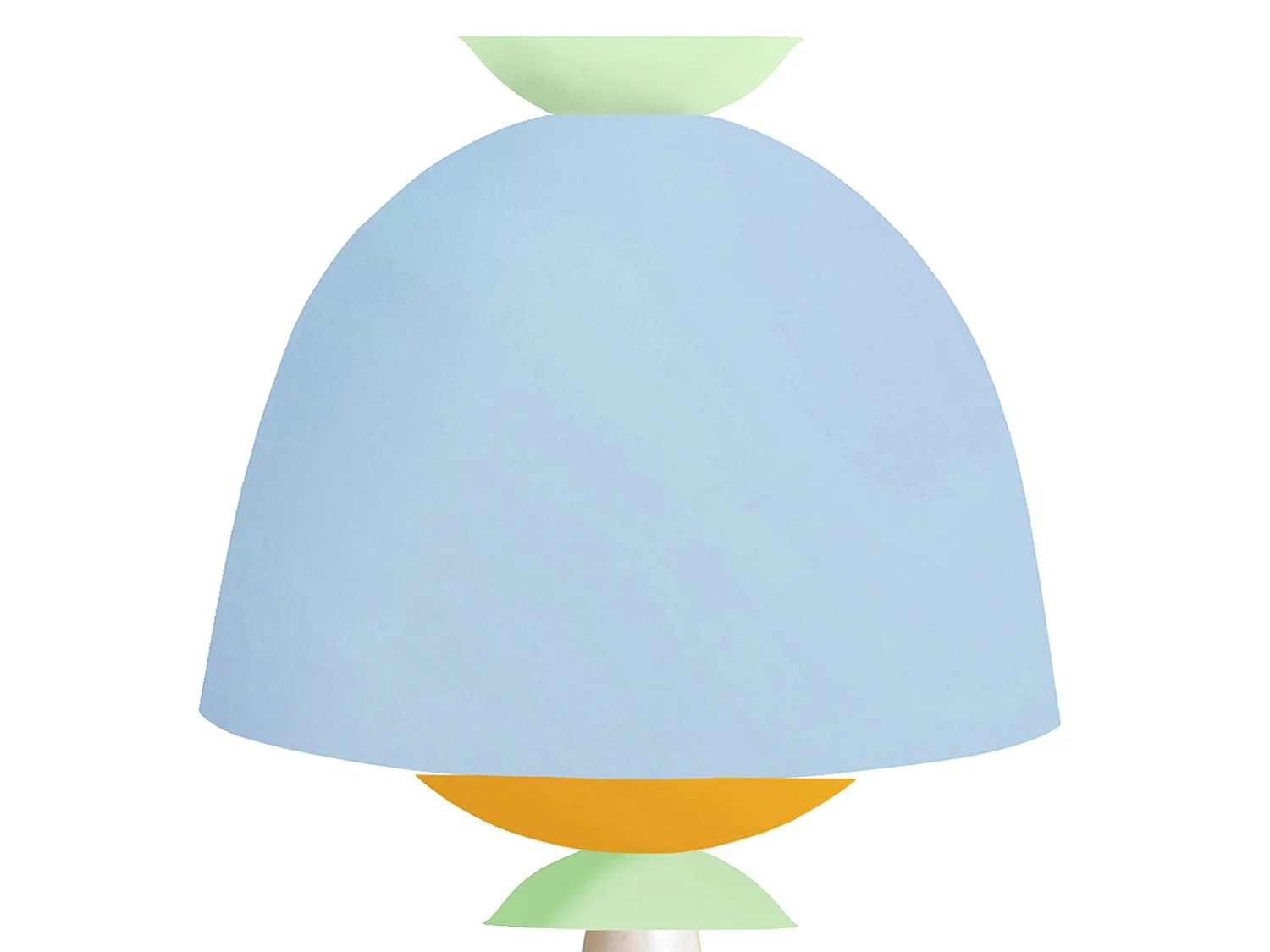 Lampe a Poser TOSEL ,métal,bois,Bleu,H53xD24xP24cm