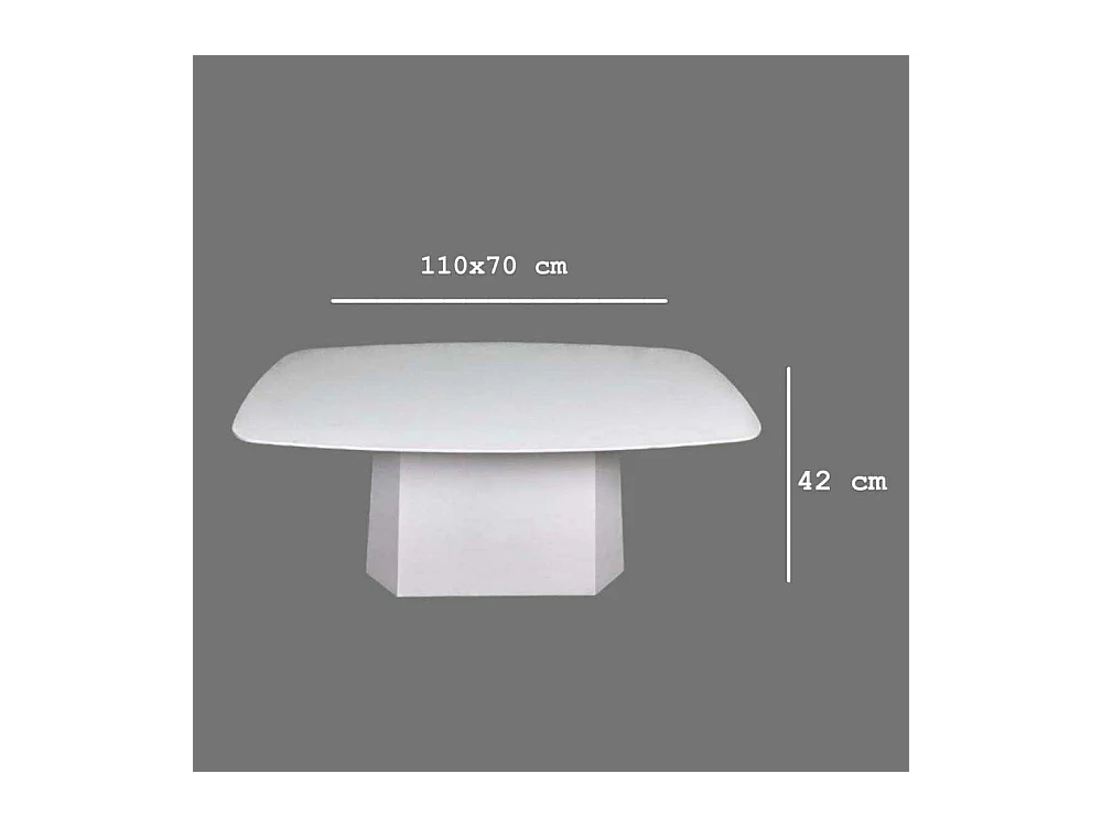 Table basse en aggloméré Lilyum Large