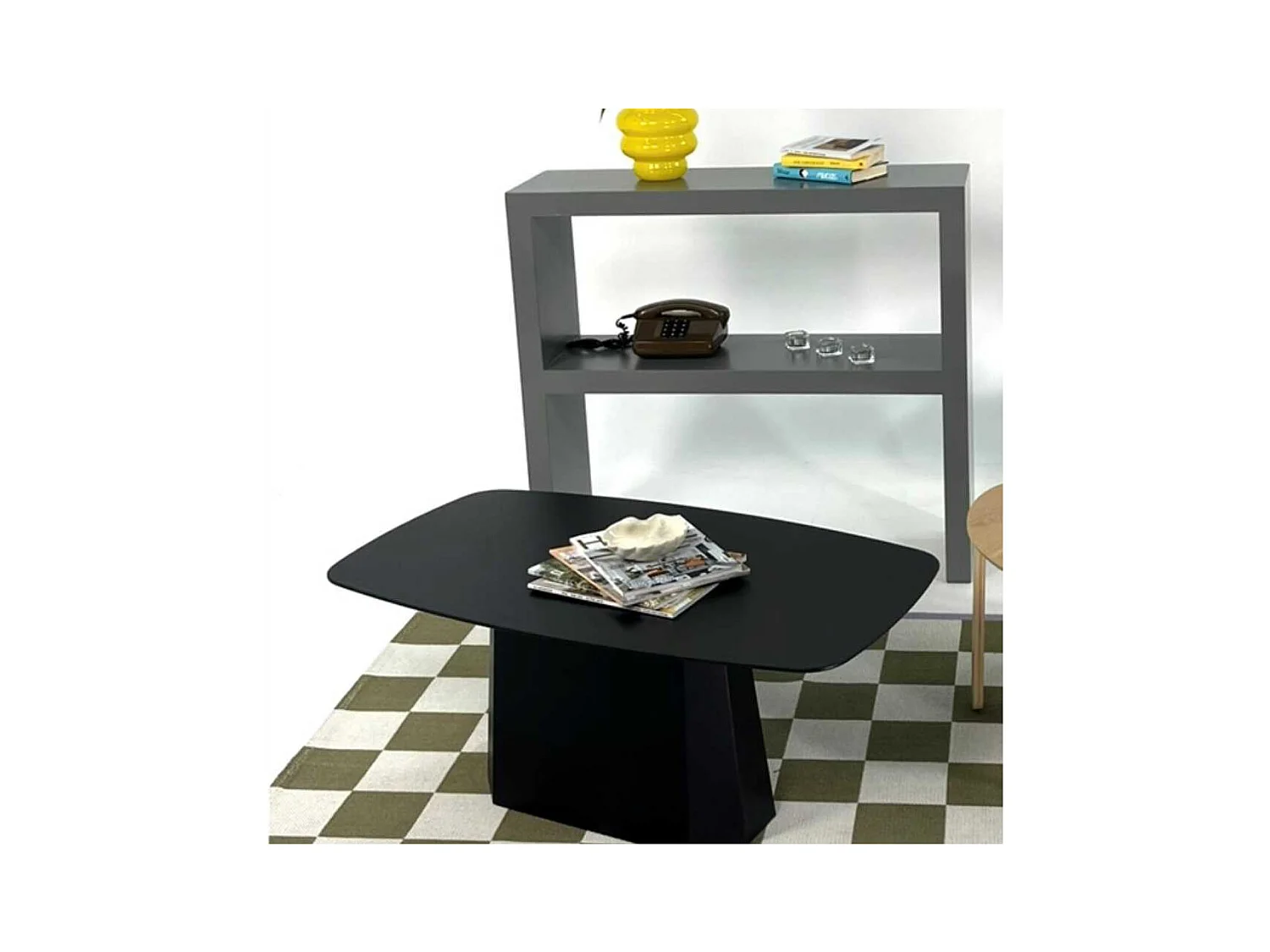 Table basse en aggloméré Lilyum Large