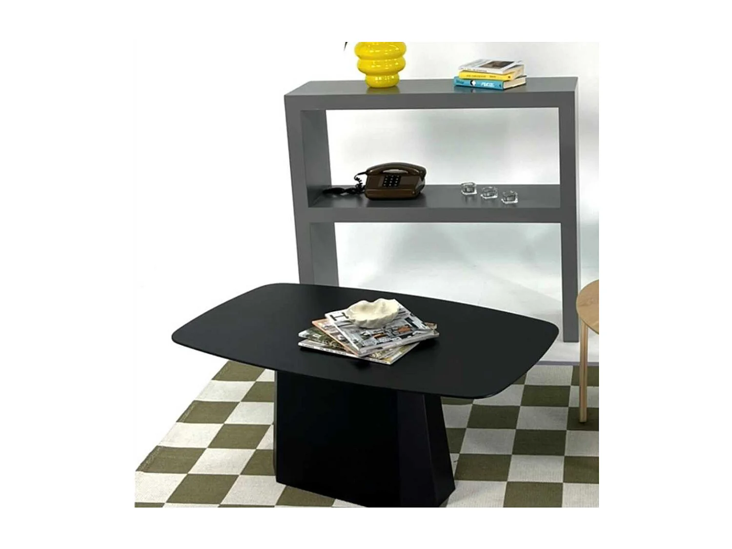 Table basse en aggloméré Lilyum Large