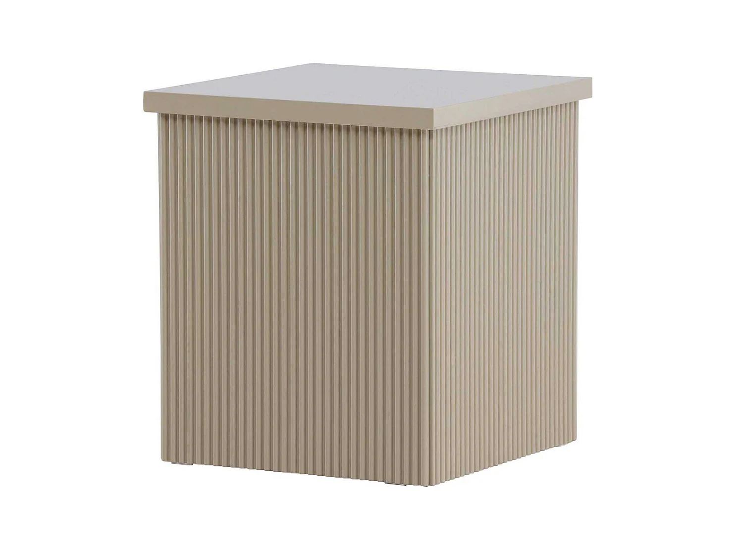 Table d'Appoint Design "Lenox" 45cm Beige