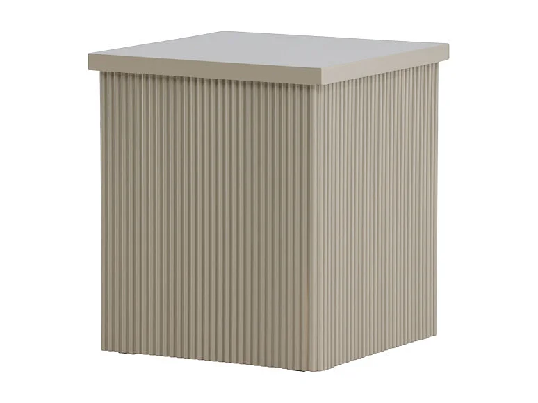 Table d'Appoint Design "Lenox" 45cm Beige