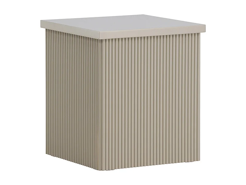 Table d'Appoint Design "Lenox" 45cm Beige