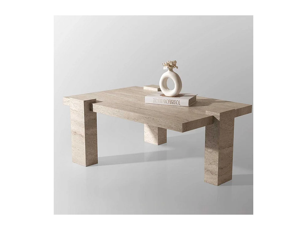 Table basse rectangulaire en aggloméré Diamond