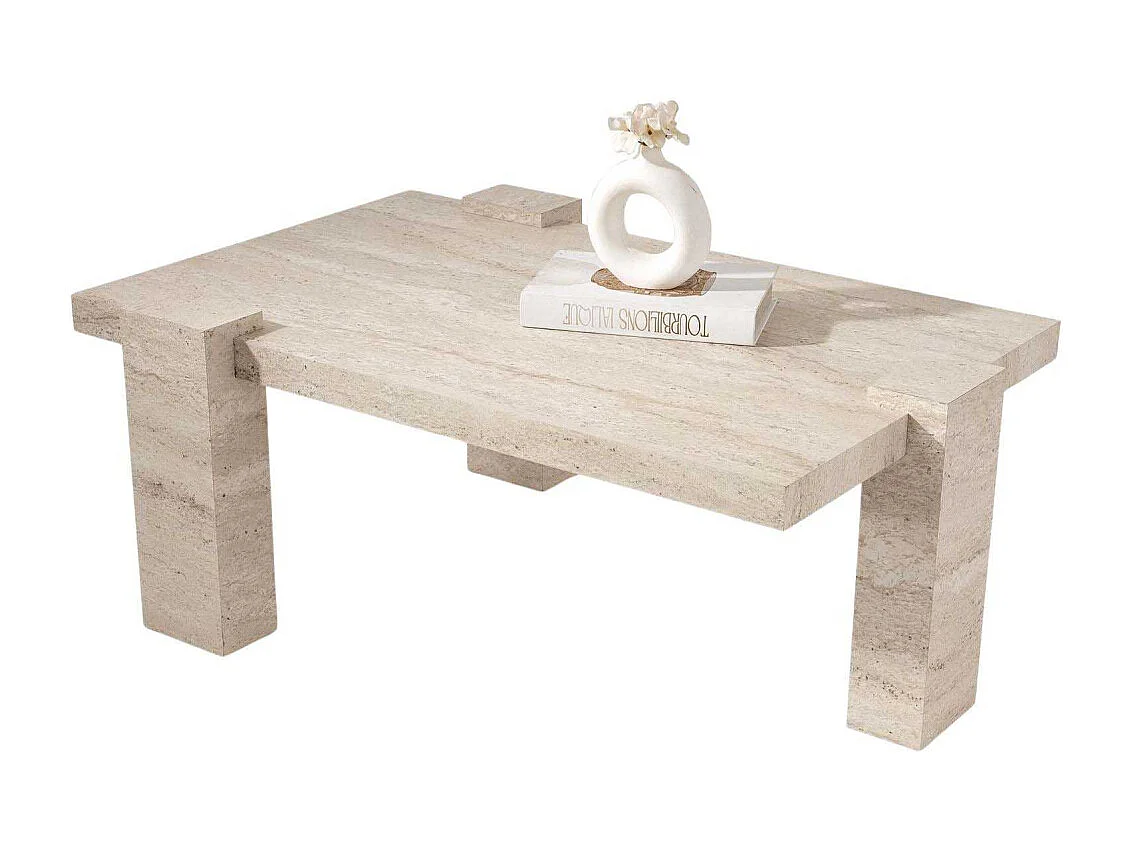 Table basse rectangulaire en aggloméré Diamond