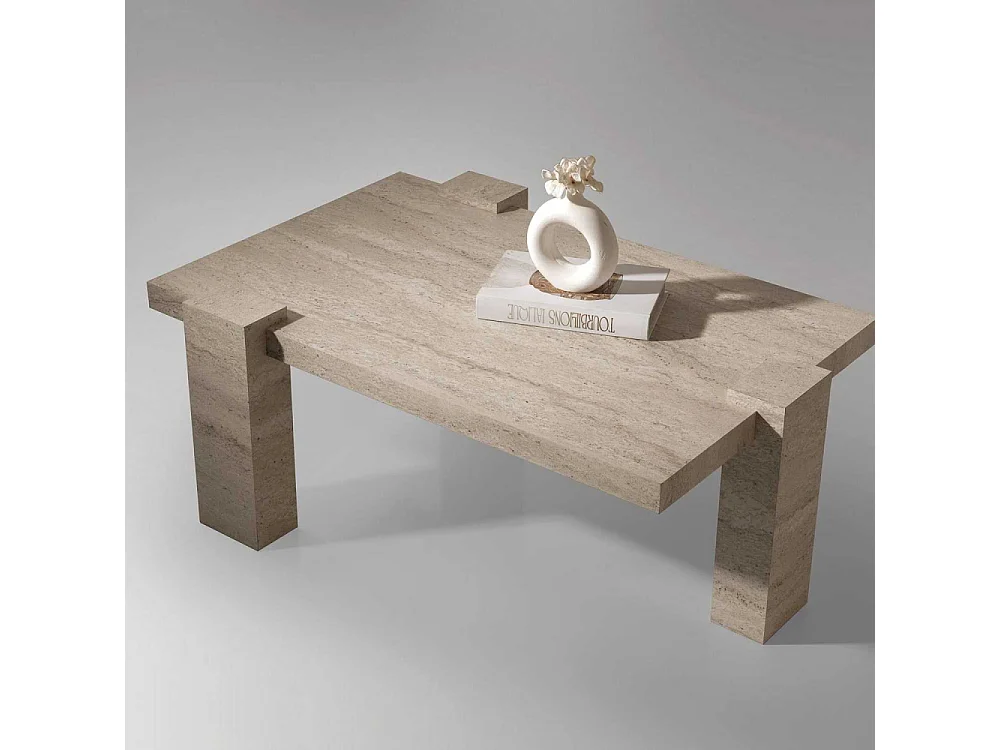 Table basse rectangulaire en aggloméré Diamond