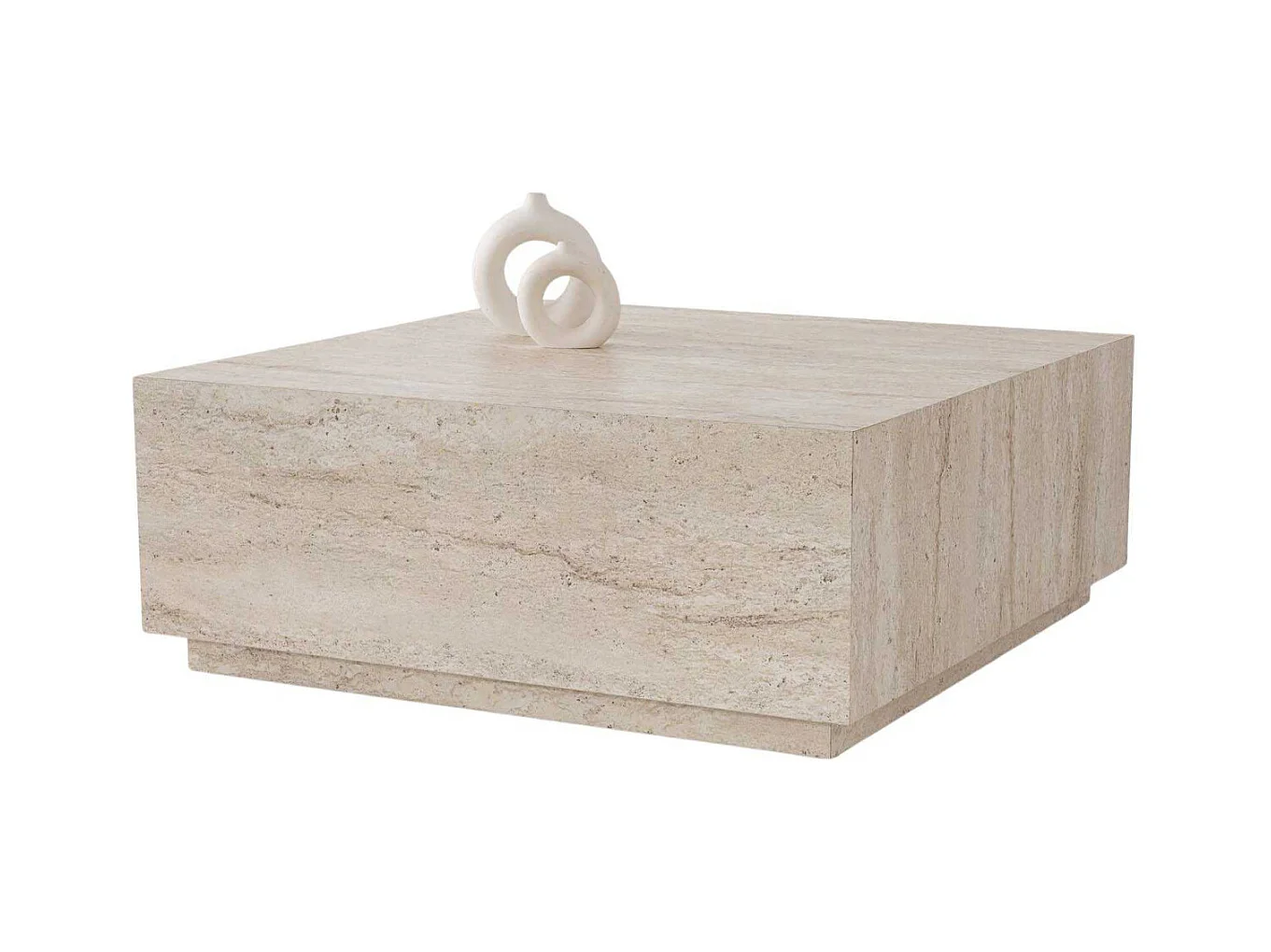 Table basse carré en aggloméré Lizbon