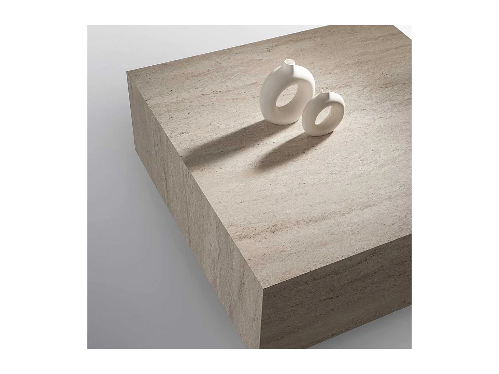 Table basse carré en aggloméré Lizbon