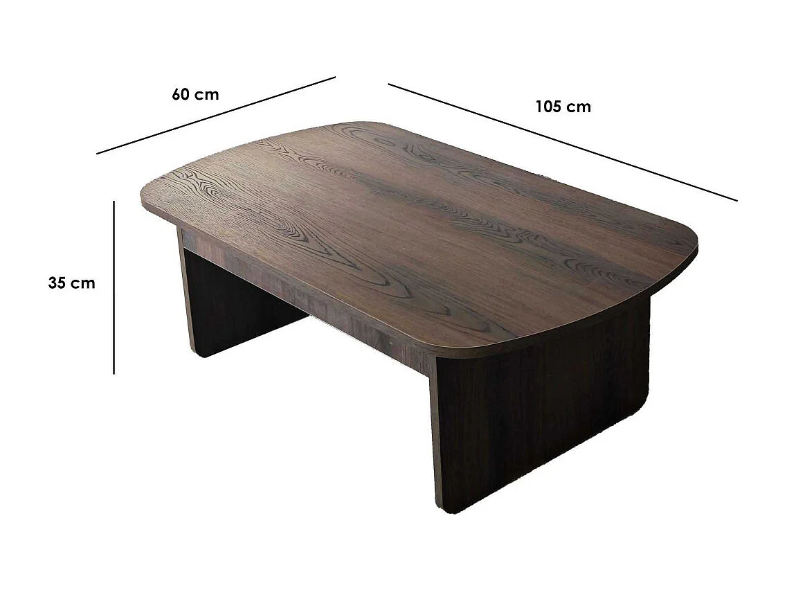 Table basse en aggloméré Theseus