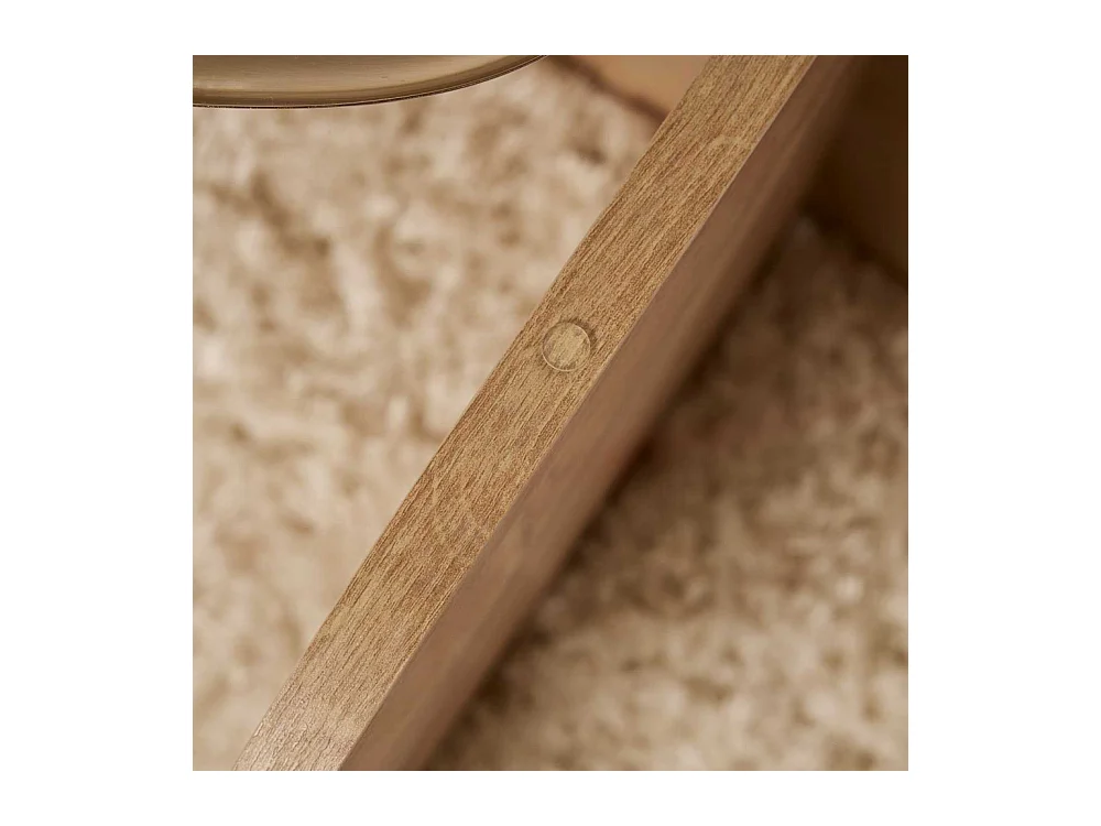 Table basse ronde en verre Aeris