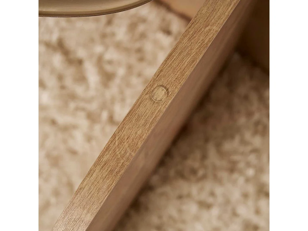 Table basse ronde en verre Aeris