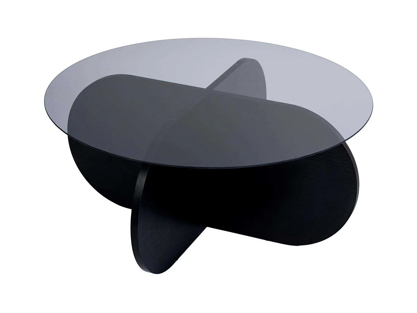 Table basse ronde en verre Aeris