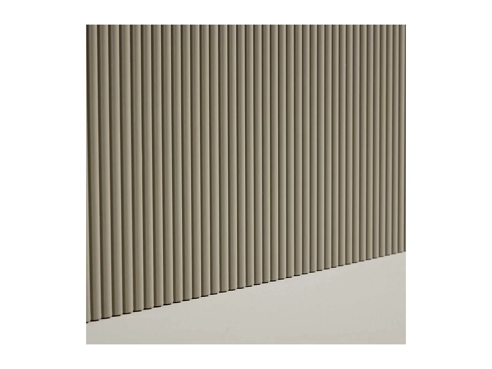 Table Basse Nervurée "Lenox" 80cm Beige