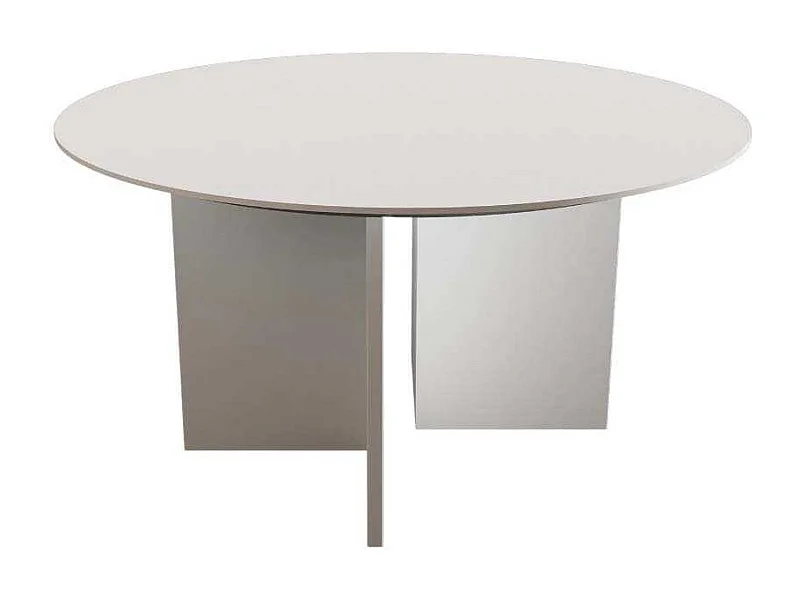 Table basse ronde 80 cm en aggloméré Leo