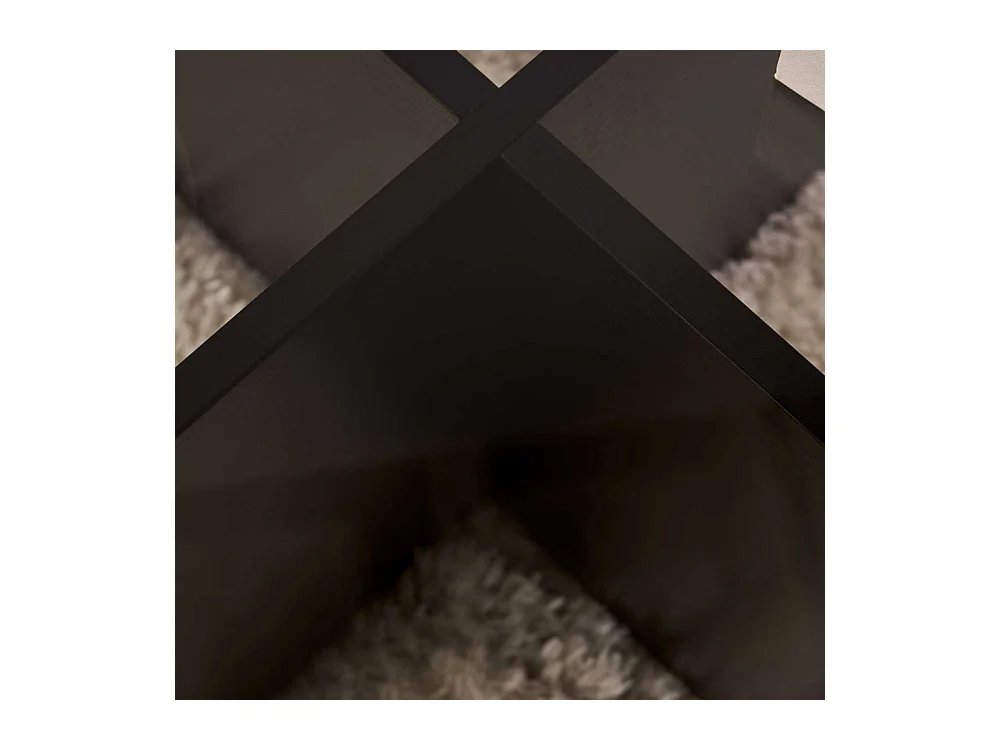 Table basse ronde en verre Aeris