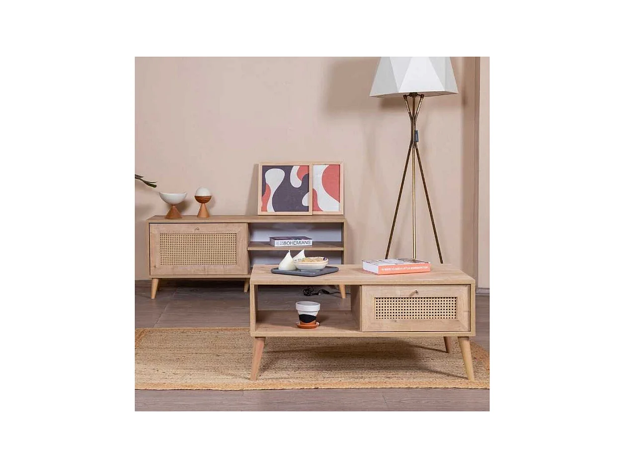 Table basse en aggloméré Calvin